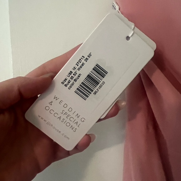 JJ’s A-line One Shoulder Floor-Length Chiffon Bridesmaid Dress With Ruffle - Picture 5 of 6